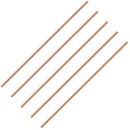 11.8 Inch Length Copper Rod Lathe Rod Solid Copper Rod Lathe Bar Stock (5 Pcs 4 mm Dia)