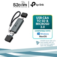 TP-Link UA430D 2-in-1 USB3.0 Type-C&A to SD MicroSD TF 3.0 Card Reader for PC Laptop