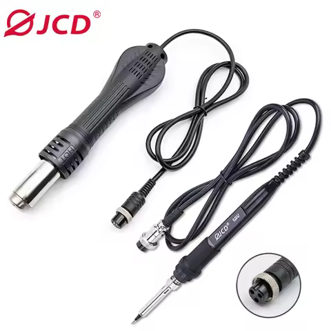 JCD 8-Hole Hot Air Gun Handle Is Suitable For 8898 8858 8586 Rework Solder Repair Station Accessorie
