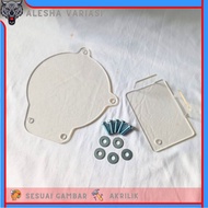 CVT COVER AEROX OLD CVT LEXI CVT AEROX OLD MOTORCYCLE PROTECTIVE COVER CVT TRANSPARENT ACRYLIC MICA 