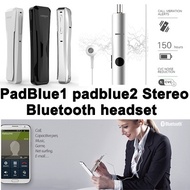NEW Universal Wireless cannice PadBlue1 padBlue2 Stereo Bluetooth headset earphone handsfree for Iphone/Samsung Mobile phones