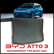 HYS [NEW] BYD ATTO 3 Rear Trunk Cargo Car Boot Tray (Waterproof)