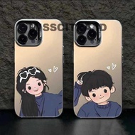 YX143 CASING SOFTCASE COUPLE LOVE AESTHETIC COMPATIBLE FOR XIAOMI REDMI A1 A2 A3 A5 5A 6 6A 8 8A PRO