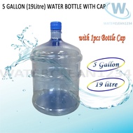 【Great discount】5 Gallon(19Litre) Water Bottle Water Tank With FREE Cap Set For Bottle Water Dispens