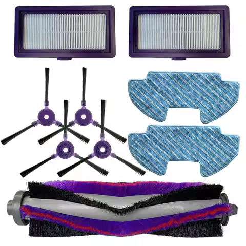 Filters Mop Cloths Side / Main Roller Brush Kit For Samsung 2-In-1 PowerBot VR05R503PWK/SA DJ81-0016