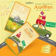GDORA Gold Bar 0.10gram Raya Perantauan 999.9