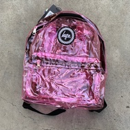 LimeLight HYPE LOGO BACKPACK PVC Material Transparent Bag Pink