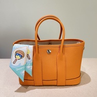🔥全新到貨🔥Hermes MINI GARDEN party  ORANGE