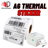 AWB Sticker A6 Thermal Sticker Roll Thermal Label Sticker 100mm*150mm Thermal Airway Bill Shipping Label Blank Label