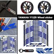 YAMAHA Y15ZR Reflective  Mags Stickers 17 Inch Motorcycle Rim  Mags Stickers Wheel Decals Strip Deco