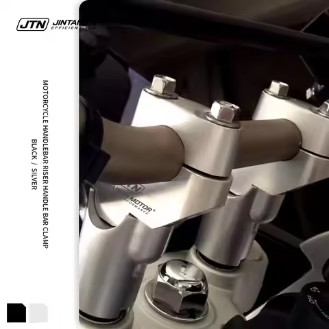 JTN Motorcycle Handlebar Riser Bar Mount Handle Clamp For YAMAHA XT660Z TENERE CNC Handlebar Riser A