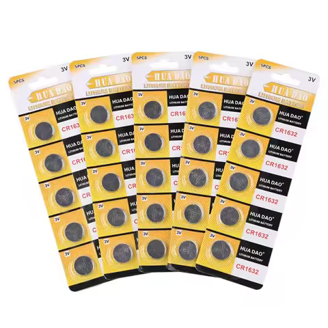 5-50PCS 3V CR1632 Battery CR 1632 Lithium Battery DL1632 BR1632 KCR1632 ECR1632 Automotive Remote Ke