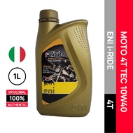 ENI I-RIDE MOTO 4T TEC 10W40 / 10W50 FULLY SYNTHETIC ENGINE OIL ITALY 1L
