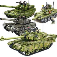 KY-D Sembo Block Toy Boy Educational Assembly Tank Model Small Particle Building Blocks Compatible with Lego Military Gi