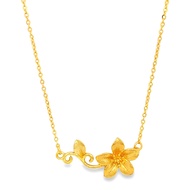 Top Cash Jewellery 916 Gold Flower Necklace