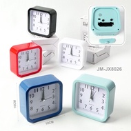 9.5cm Square Alarm Clock JX 8026 aesthetic Alarm Clock Plain Alarm clock