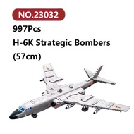 ✨H-6K Strategic Bomber Assembly Model 997 Pcs Keeppley Plane Brick Puzzle Building Block Toy