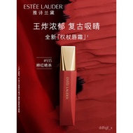 Lipstick【Spot Goods】Estee Lauder Lipstick Lip Balm Mousse Matte Lip Gloss Truncheon935Persimmon Red