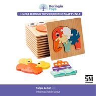 Beringin Toys - Wooden 3D Snap Puzzle / 3D Puzzle / Puzzle Toys
