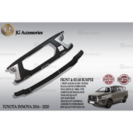 TOYOTA INNOVA 2016-2020 FRONT AND REAR BUMPER NUDGE/FRONT & REAR BUMPER GUARD BLACK SLIVER THAILAND