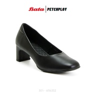 Bata รุ่น 611-6352 รองเท้าผู้หญิงคัทชู ส้นสูง 2 นิ้ว รับปริญญา นักศึกษาแบบถูกระเบียบ รหัส 611 6352