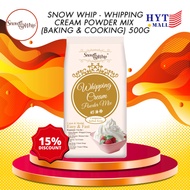 Snow Whip - Whipping Cream Powder Mix (Baking & Cooking) 500g & 100g x4 sachets