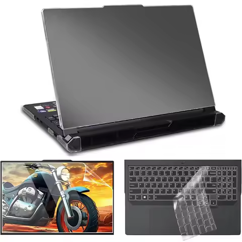 3in1 Laptop Case For 2025 Lenovo Legion 5 Pro 15/16 inch Frosted transparent hard shell TPU keyboard