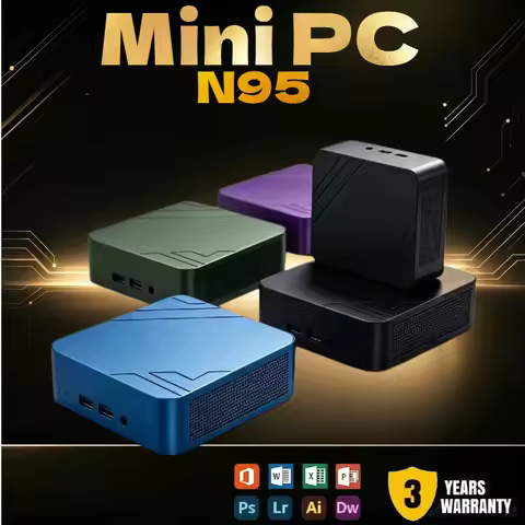 Intel Core N95 Mini PC 16GB Large Capacity SSD 4K HD Output WiFi6 Bluetooth5.2 Compact Office Gaming