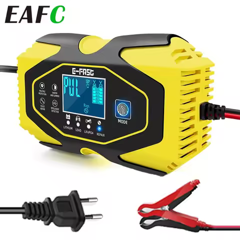 Smart Car Battery Starter Battery Charger 12V 24V 7-Stage Automatic Car Battery Charger Starting Cha
