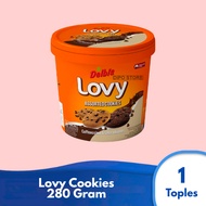Lovy Biscuits Assorted Cookies Chocolate & Coffee Flavor 280 Grams