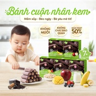 (Genuine) Mammy Ice Cream Rolled Weaning Cake rich in Calcium for 7 month old babies Box of 10 packs
