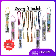 1set VIRAL DOORGIFT PREMIUM TASBIH / TASBIH MANIK 33 BIJI / DOORGIFT TASBIH FREE KOTAK/ DOORGIFT VIP