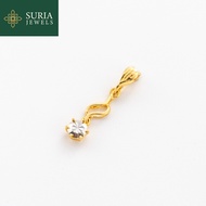 SURIA JEWELS | 2C Loket Diamond Cut Pendant(EMAS 916/22K)