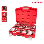 44 Pcs 3/8" White Socket Set (6 Point)