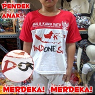 Baju Kaos Dirgahayu 17 Agustus Indonesia Anak Tbk