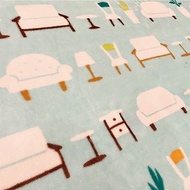 日本丸真 Porukka 葡萄牙設計北歐插畫薄毛毯