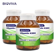 [Pack Of 3 Bottles] Vitamin K2D3 Bioviva K2D3 Boron Collagen Type2 Type2 K2 K Collagen Supplement