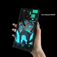 Anime Girl Call Luminous Phone Case For Xiaomi 15T 17T Pro POCO F8 F7 Ultra M8 M7 Pro LED Funda