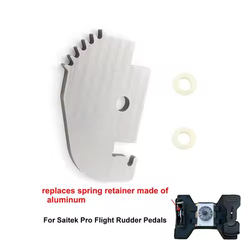 Upgrade Spare Part For Logitech Saitek Pro Flight Rudder Pedals Brake Pedal Spring Holder Shooting M