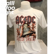 (24 Hours Delivery)HY trendy menswear White Bell Vintage Shirt Band Men's Fashion Clothing S-2XL