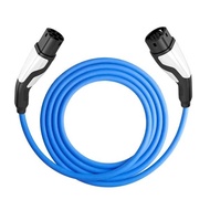 免運費 EVLife中充線 Type2 電車充電線 送防水袋 3相 單相 Tesla充電線 中速充電線 中速充電電車充電 中叉電車充電線 Tesla中速type2三相32A22kW電動車充電線 中义線