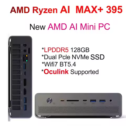 SZBOX FEVM FAEX9 Ryzen AI MAX+ 395 Mini PC Windows 11 LPDDR5 128GB 1TB 7000MB/S Wifi7 BT5.4 Desktop 