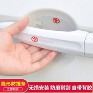 8Pcs 5D transparent TPU Car Door Bowl Sticker Car Door Sticker Scratches Resistant Cover For Toyota 
