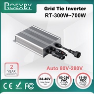 Solar Grid Tie Inverter MPPT 300W 350W 500W 600W 700W PV Modular Smart Micro Inverter ระบบ DC To AC 