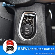 Carbon Fiber Interior for BMW 3 Series F30 F31 F32 F33 Accessories Car Engine Start Stop Button Sticker Cover Decoration