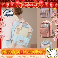 Doughnut[SG stock Fast Shipping]HK Doughnut Macaroon Classic 16L Backpack Classic School Bag Travel 