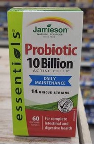 &lt;預購&gt; Jamieson Probiotic 10 billionJamieson 100億益生菌 - 60粒