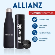 TERMOS Allianz - CUSTOM Thermos TUMBLER with Engraved LOGO Design Allianz