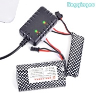 RR 7 4V Charger 2 in1 1000Mah x 2 XH-3P Li-ion Electric RC Toys Aircraft Car Parts