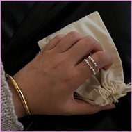 INF Anxiety Ring with Beads Movable Runner Fidget Ring to Relieve Anxiety Jewelry